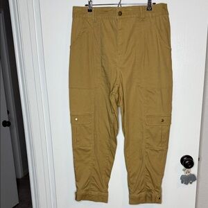 Knox Rose Women’s Mid-Rise Casual Fit Cargo Pants